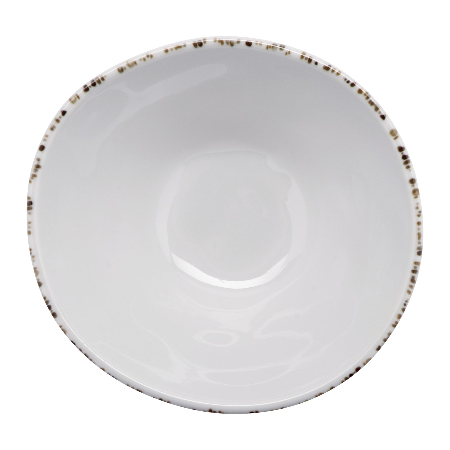 5 oz. Melamine, Small Round Irregular Monkey Dish, Side Bowl, (5.5 oz. rim-full), 4.5" Top Dia., 1.25" Deep, G.E.T Urban Mill (12 Pack)