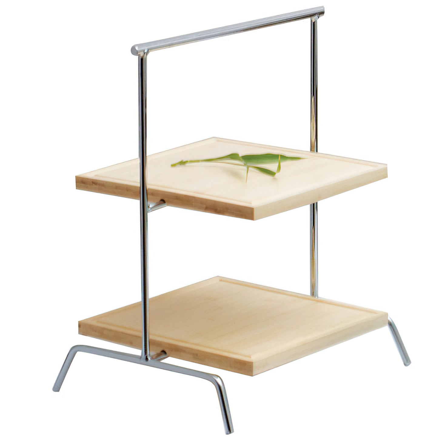 15.75" x 12" Chrome 2-Tier Riser, 19" tall (fits BCB-101)