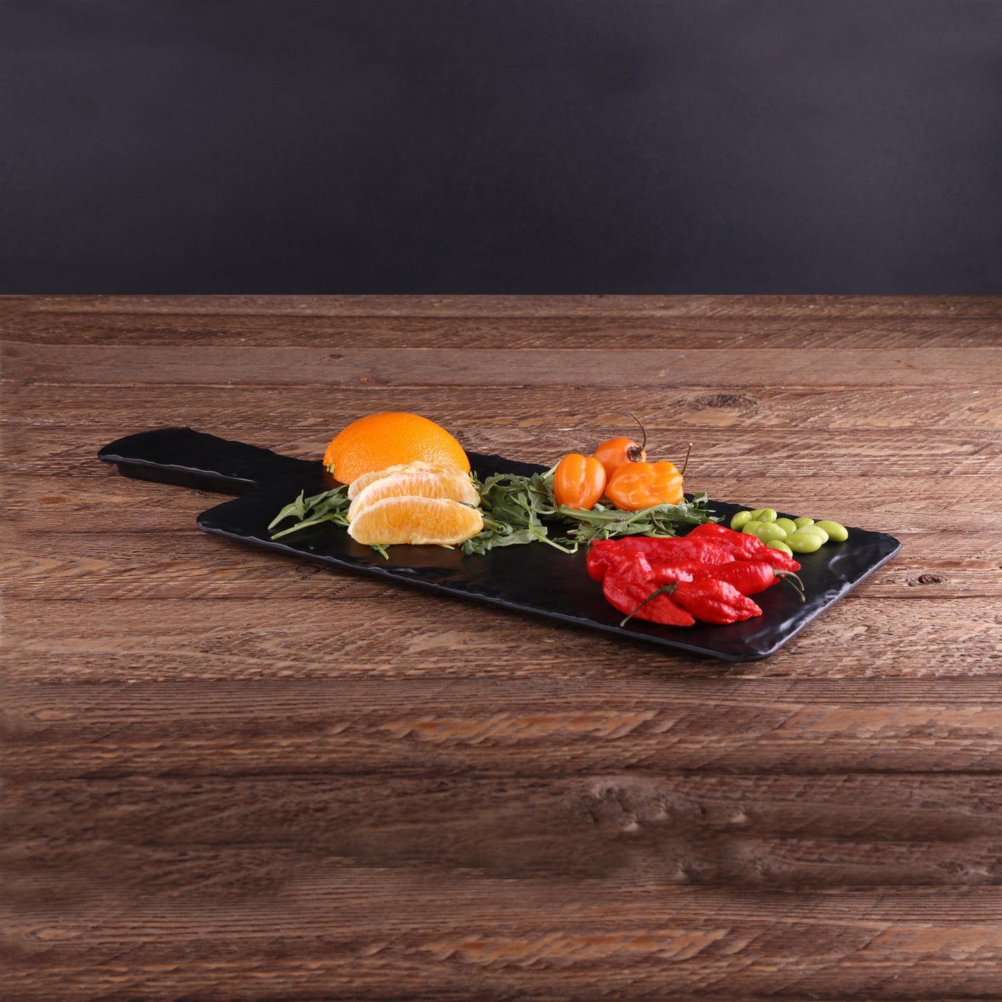 Melamine Rectangular Serving Board - Black
