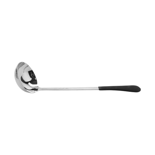 4 oz., 12.5" Stainless Steel Ladle w/ Mirror Finish and Cool-Grip Handle