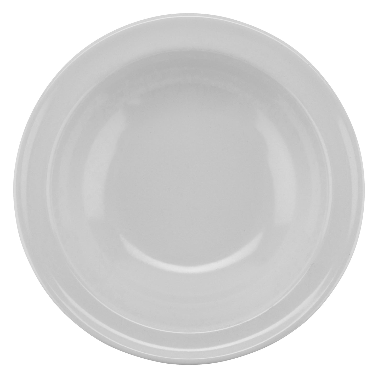 5 oz. (5.2 oz. Rim-Full), 4.75" Rimmed Bowl, 1.25" Deep (12 Pack)