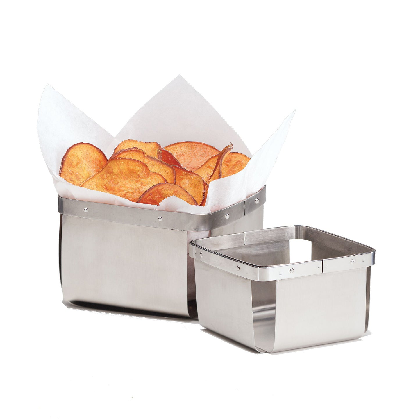 Square Berry Stainless Steel Basket
