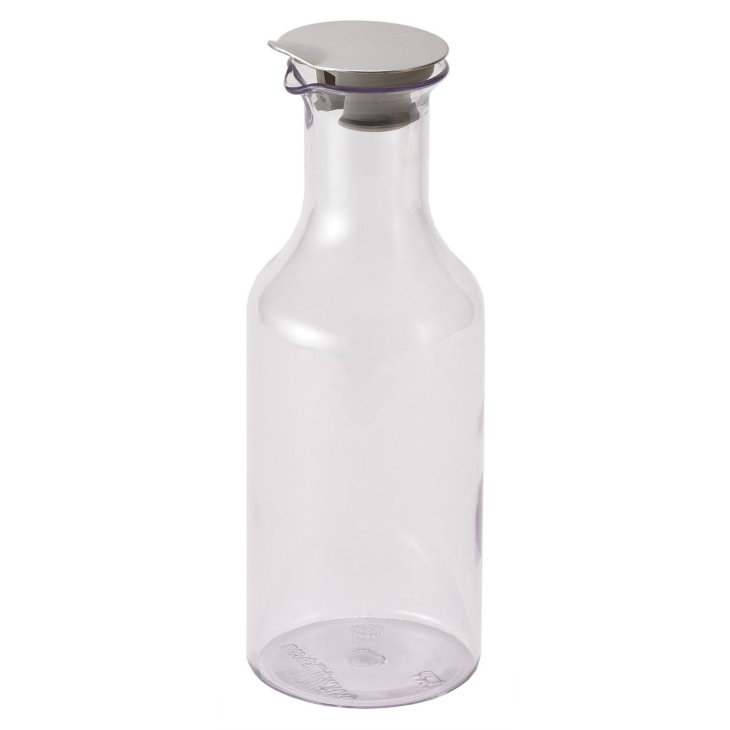 1.3 qt. Plastic Carafe with Stainless Steel Lid. 3.9" dia.