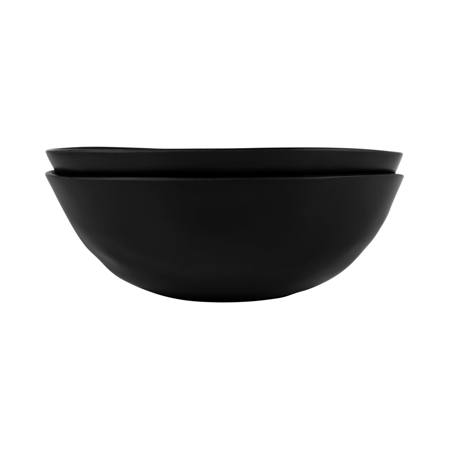 Melamine Round Bowl - Black