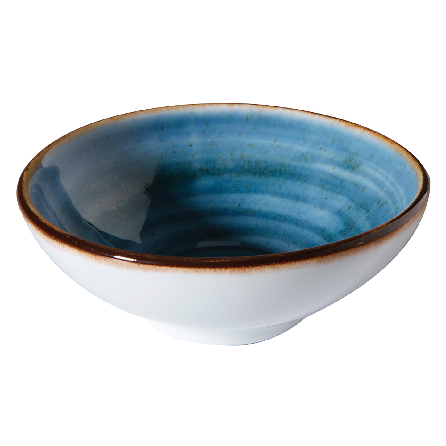 2.7 oz. Blue, Porcelain, Mini Bowl, 3.75" Top Dia., Corona Artisan Blue (12 Pack)