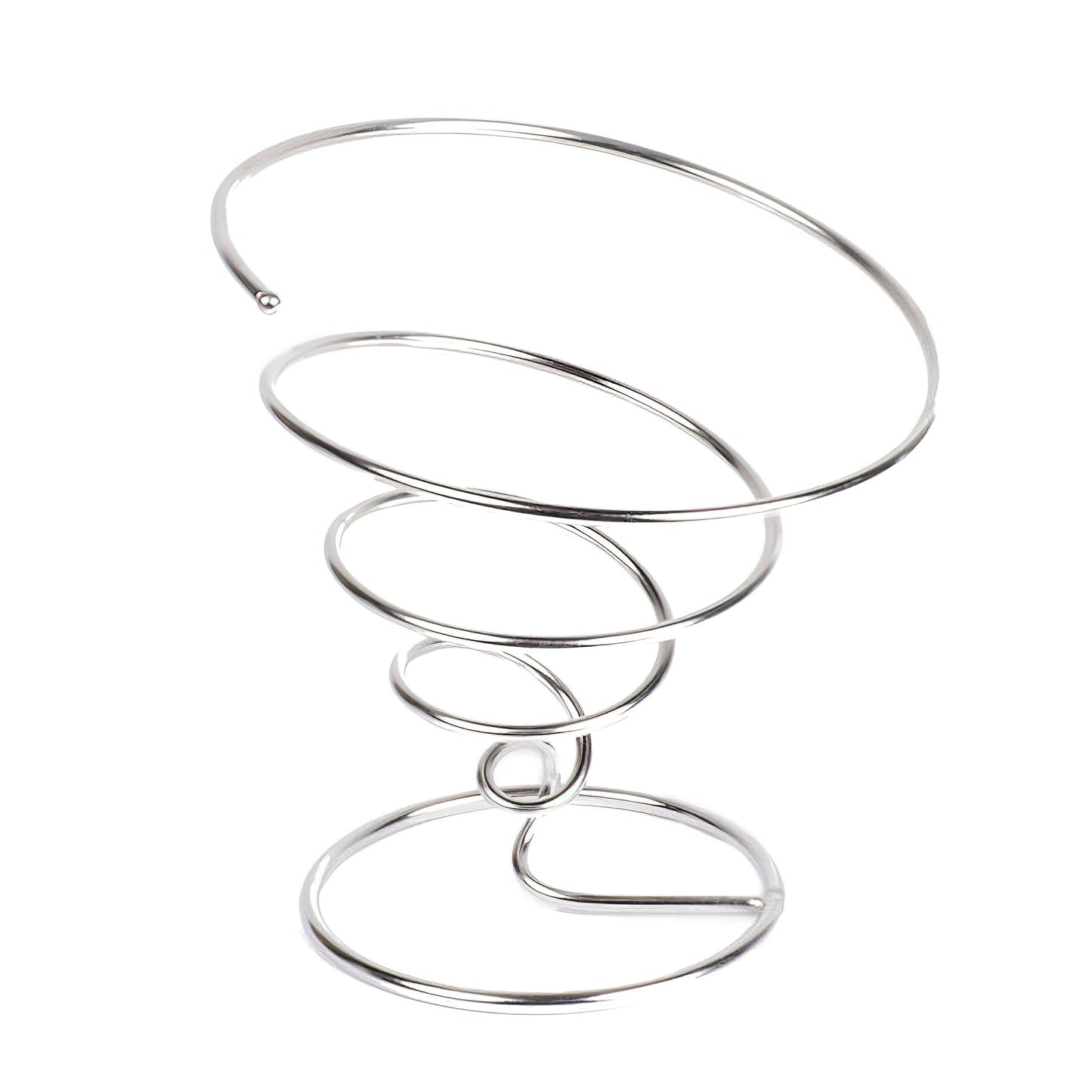Metal Spiral Cone French Fry Holder