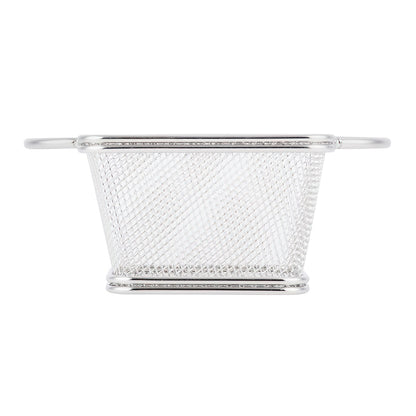 4" x 3.25" Single Serving Fry Basket w/ Round Handles 2.25" Tall (Fits 4-92065)