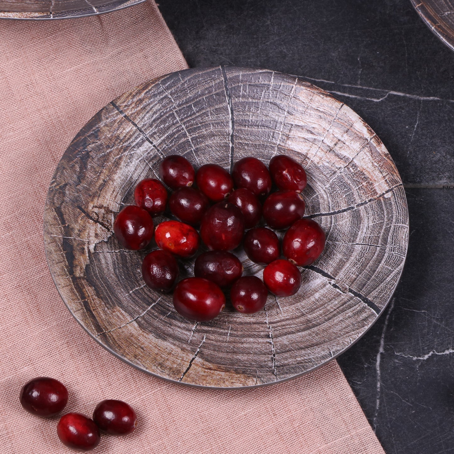 Melamine Round Plate - Knotwood