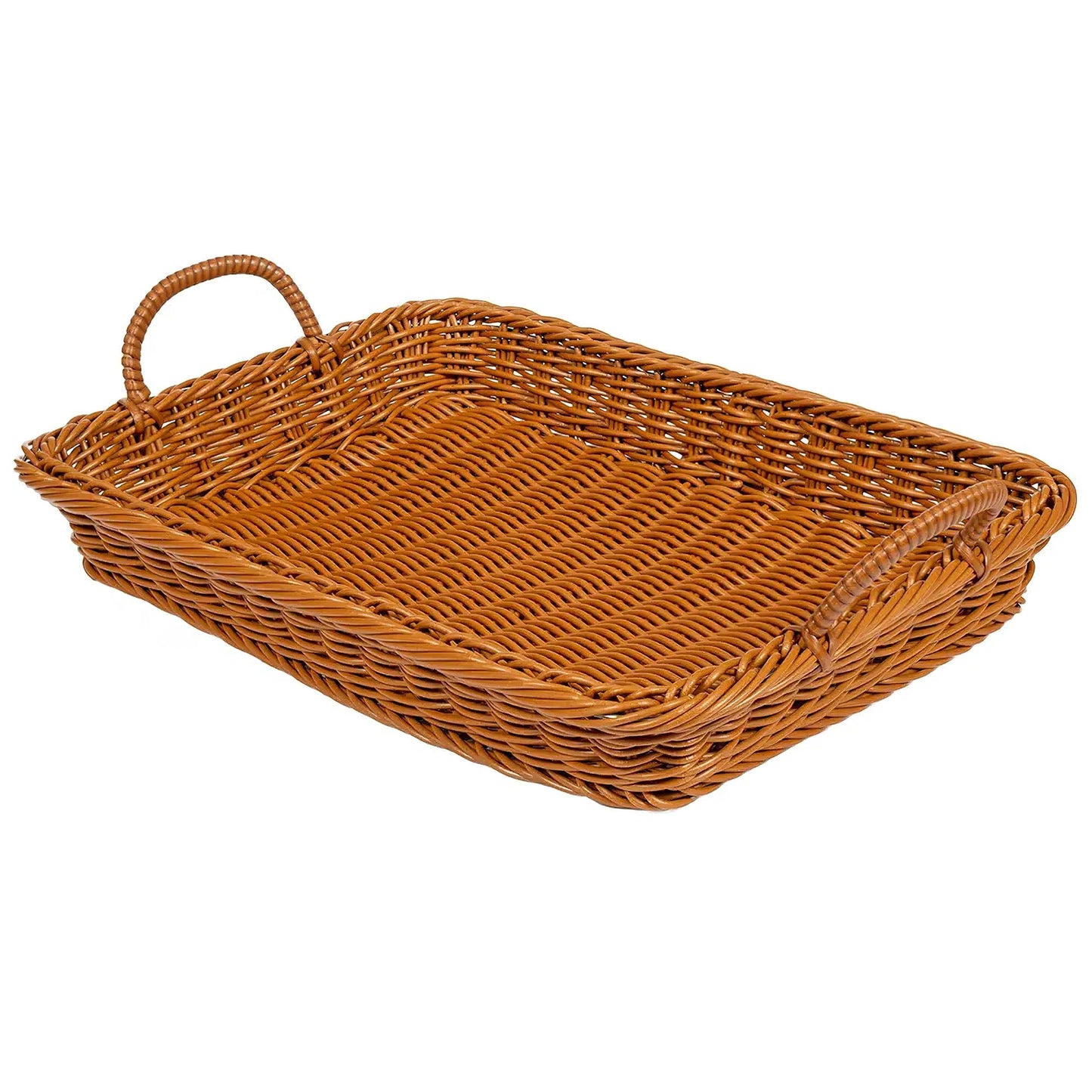 18" x 12.25" Rectangular Basket with Handles