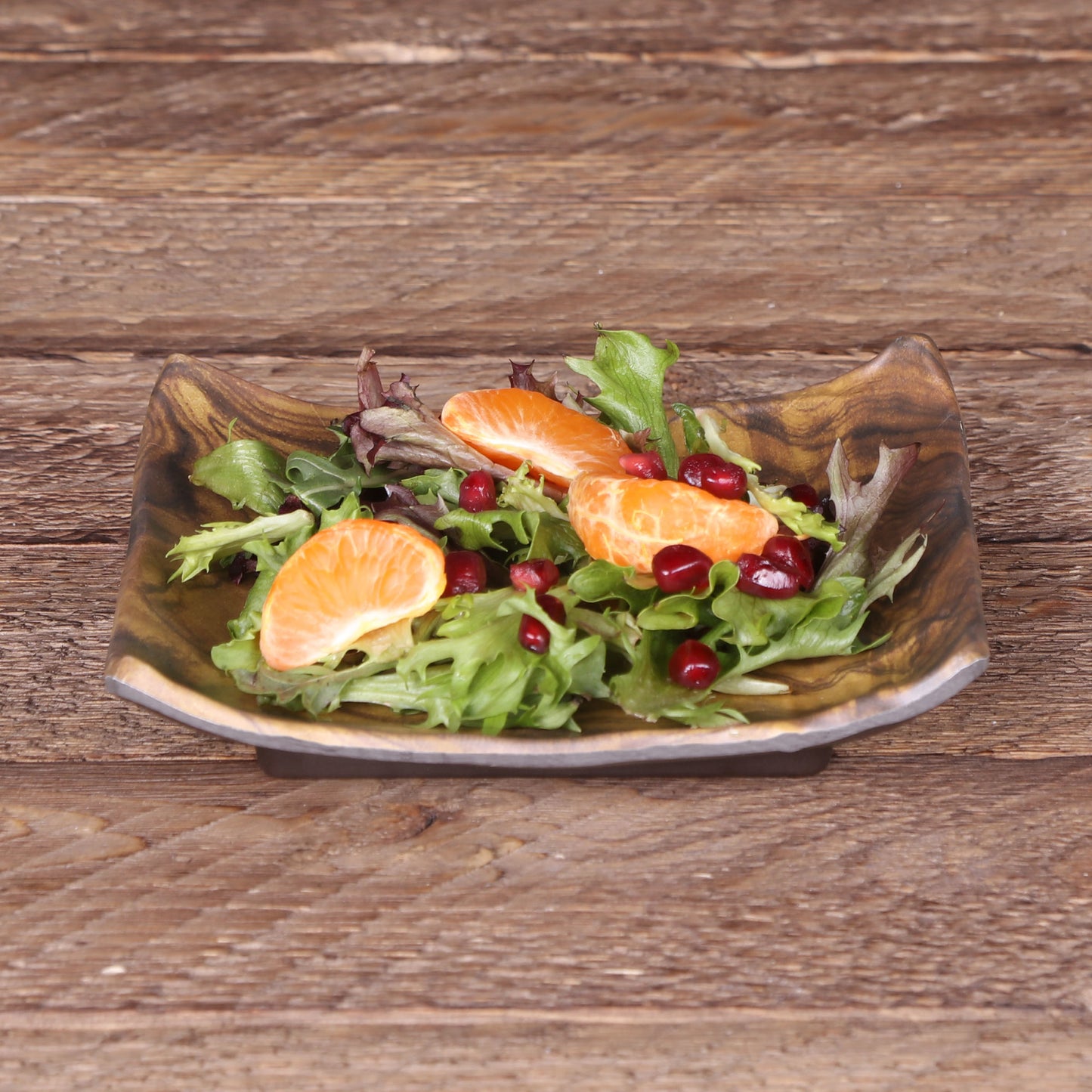 Melamine Square Plate - Sequoia
