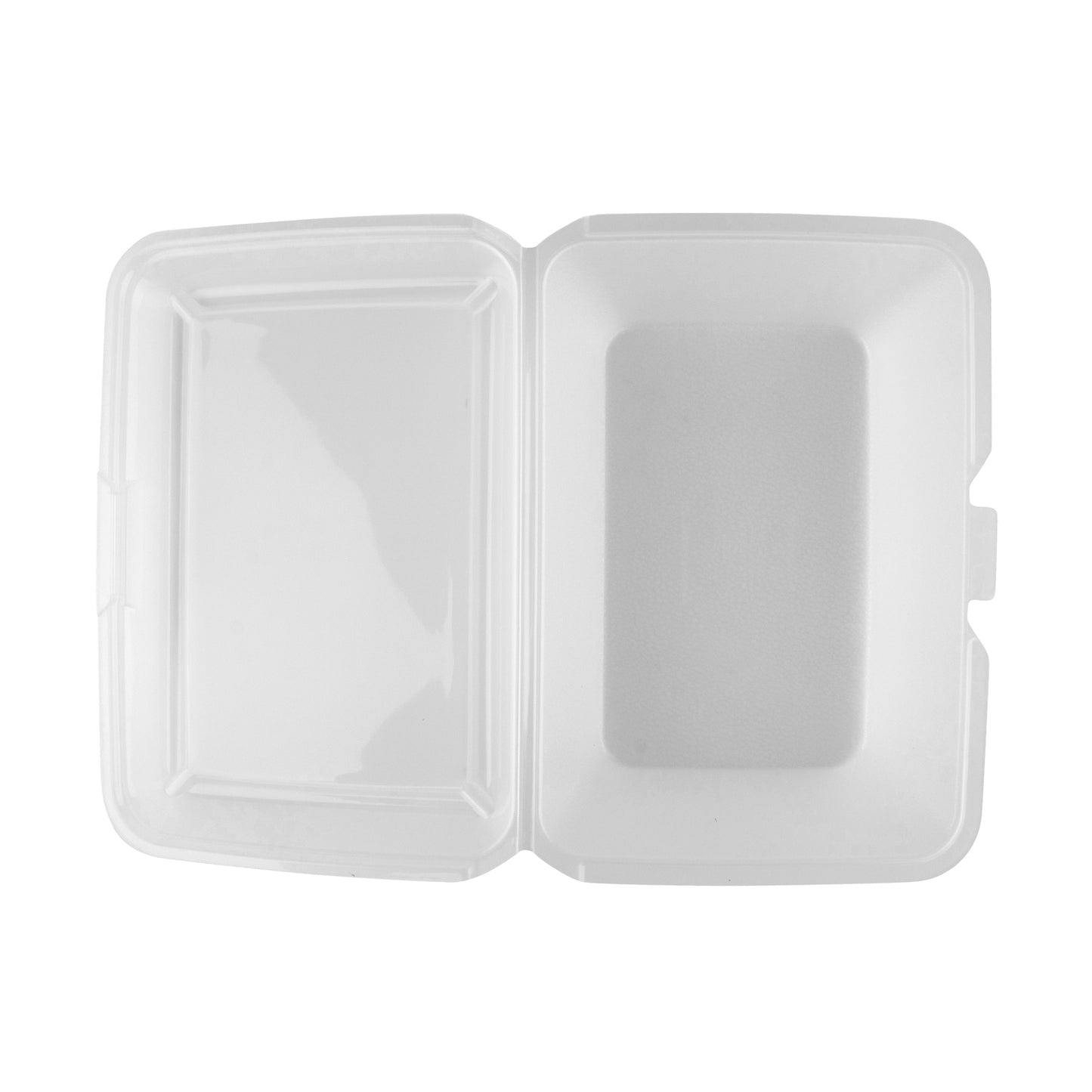 Half Size Polypropylene, Clear, Food Reusable Container, 9" L x 6.5" W x 2.75" H, G.E.T. Eco-Takeout's (12 Pack)