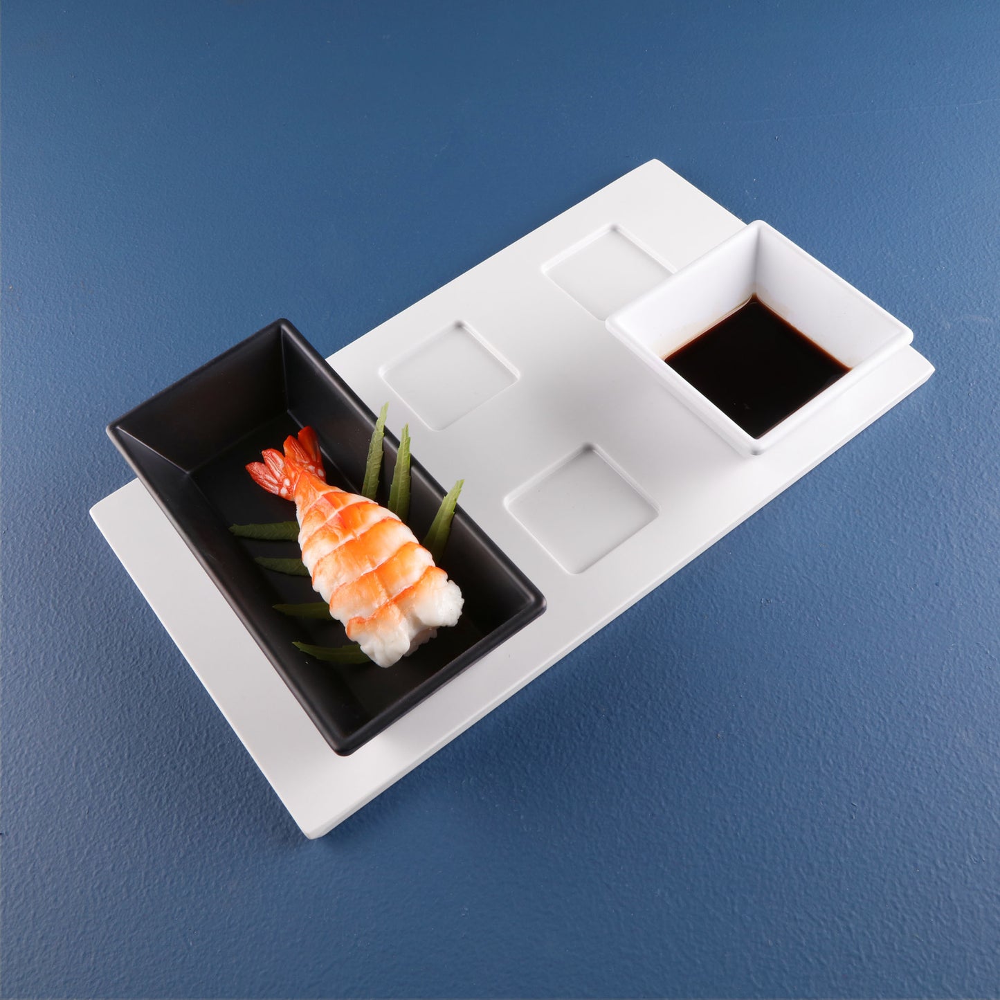 Melamine Square Ramekin - White