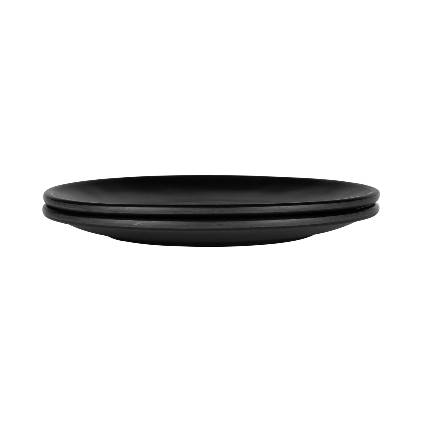 Melamine Round Plate - Black