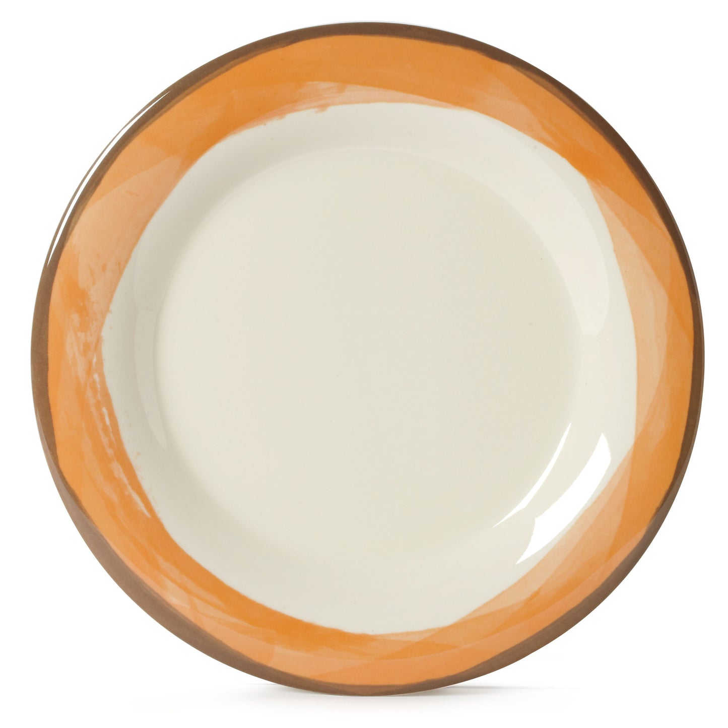 10.5" Wide Rim Plate, Diamond Ivory Base Color (Set of 4 ea.)