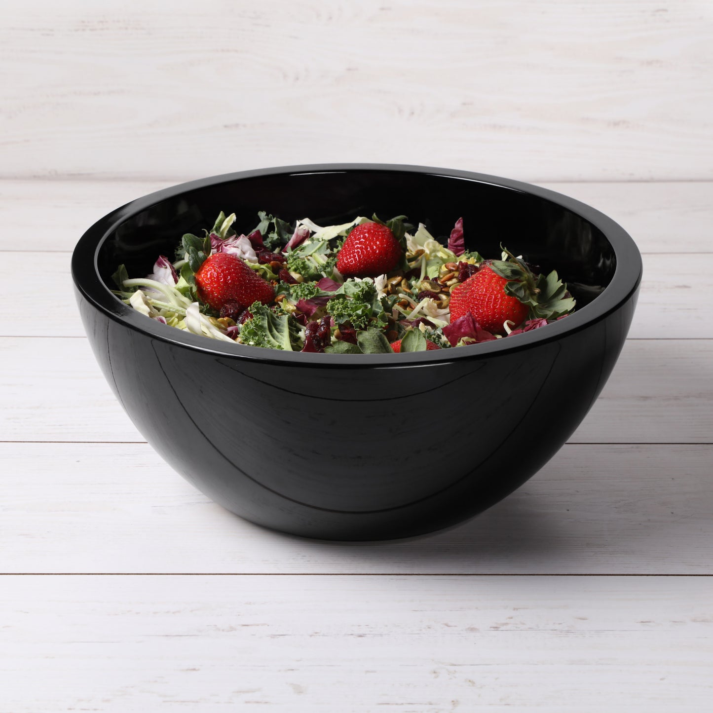 Melamine Round Bowl - Black