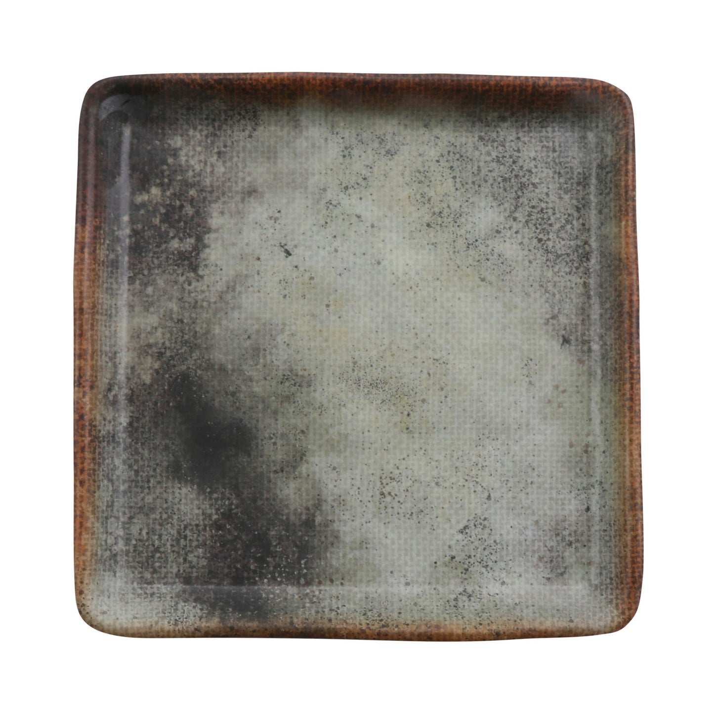 4" savor woven square melamine plate, 4"L x 4"W x 0.5"H, GET, cheforward