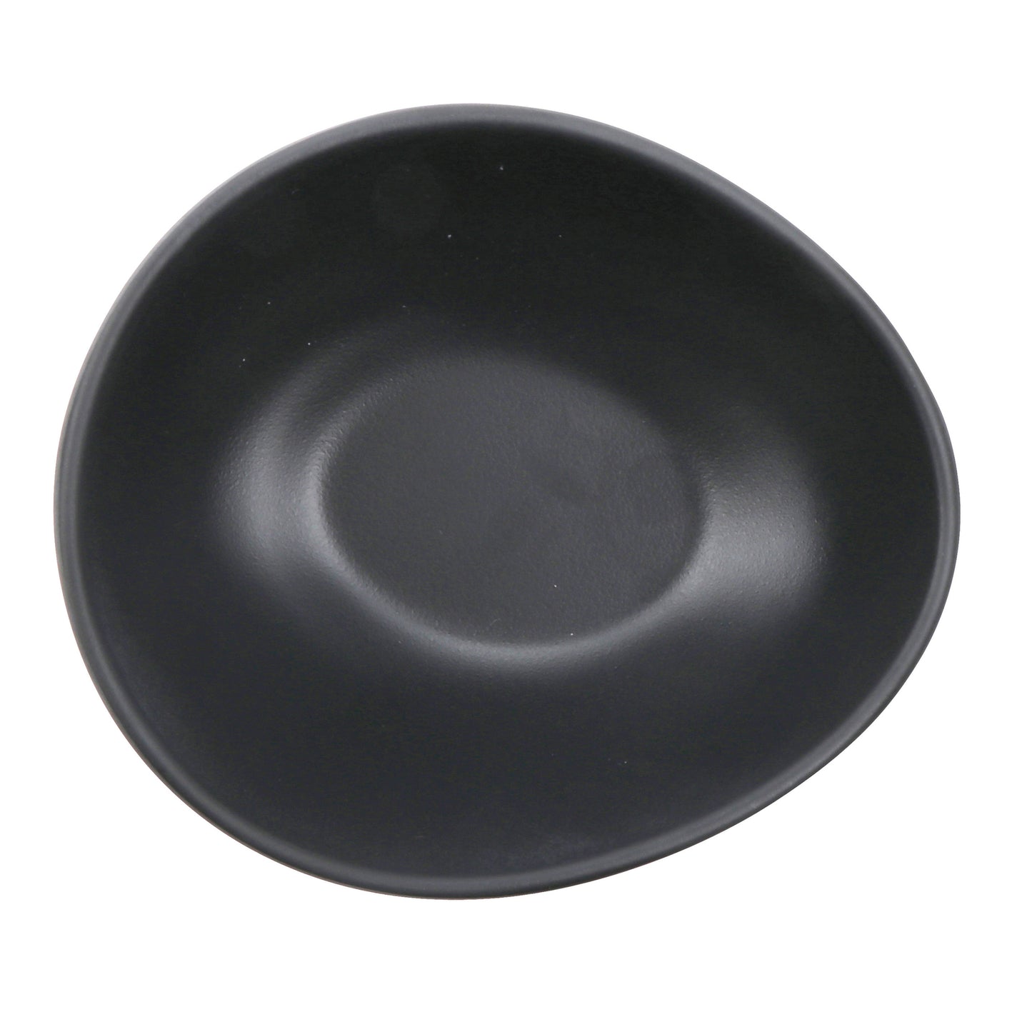 8 oz. Dark Gray, Melamine, Small Side Dish/Soup Bowl, (12 oz. rim-full), 1.8" H, (2.1" Max H), 5.1" L x 4.4" W, G.E.T. Riverstone (12 Pack)