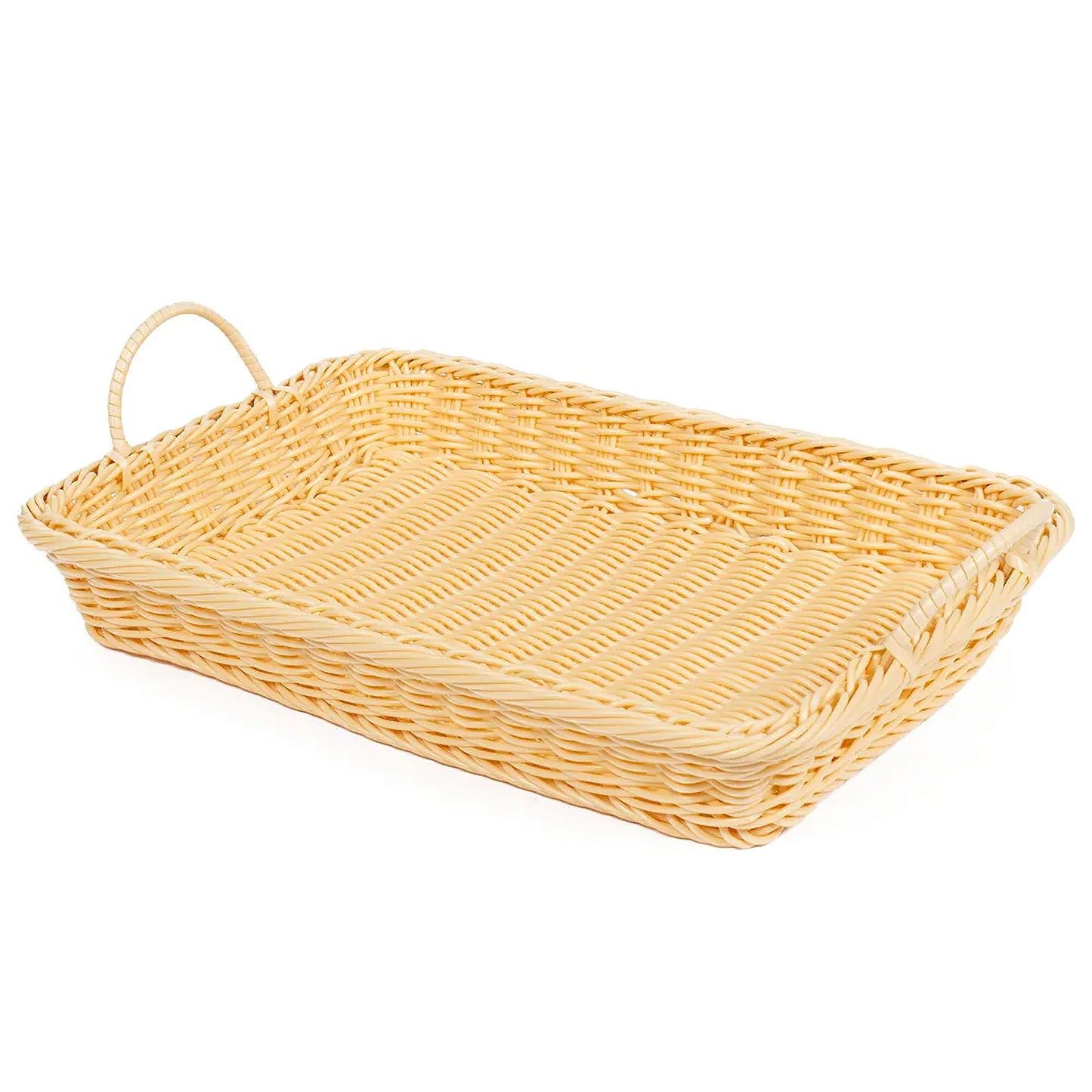 18" x 12.25" Rectangular Basket with Handles