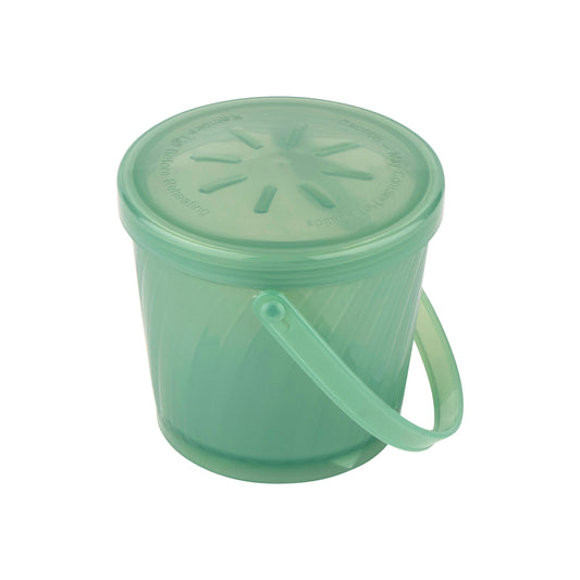 16 oz. Rim-Full, Polypropylene, Jade, Soup Reusable Container with Handle, 4.25" Top DIa., 3.75" Tall, G.E.T. Eco-Takeout's (12 Pack)
