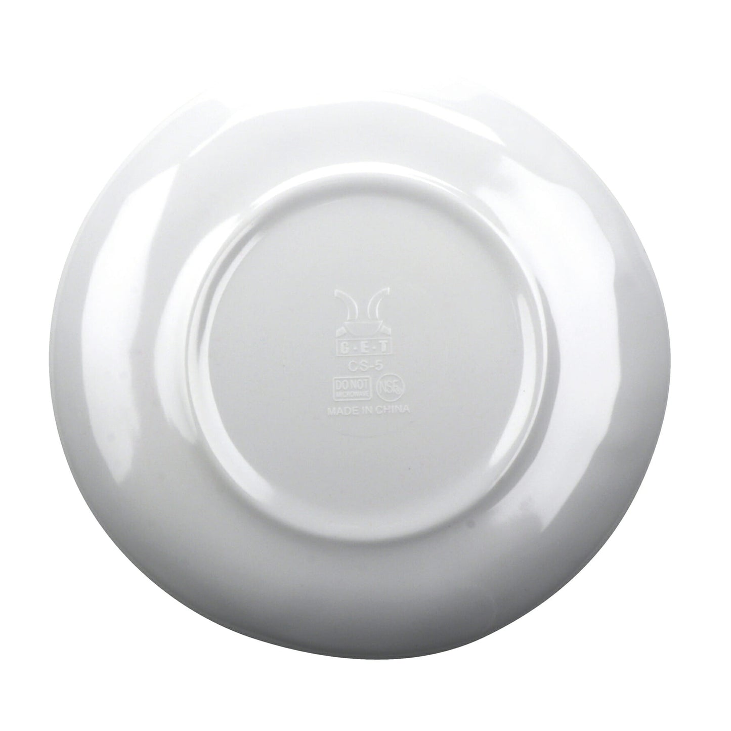 5.5" Melamine, Small Round Bread/Side Dish Plate, G.E.T French Mill (12 Pack)