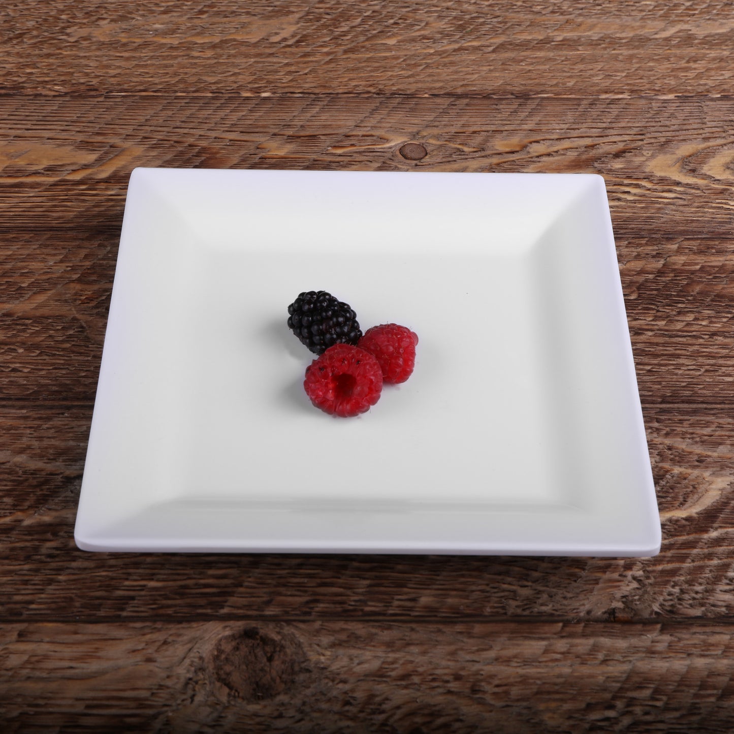 Melamine Square Plate - White