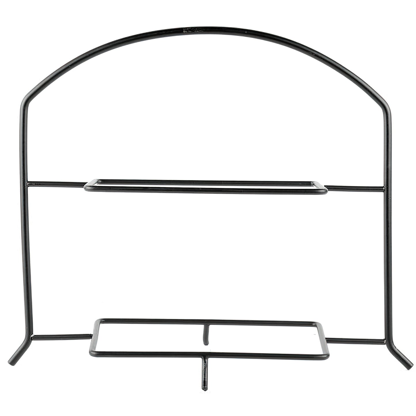 15" x 6" Black 2-Tier Table Riser, 13.5", tall (fits CD-110