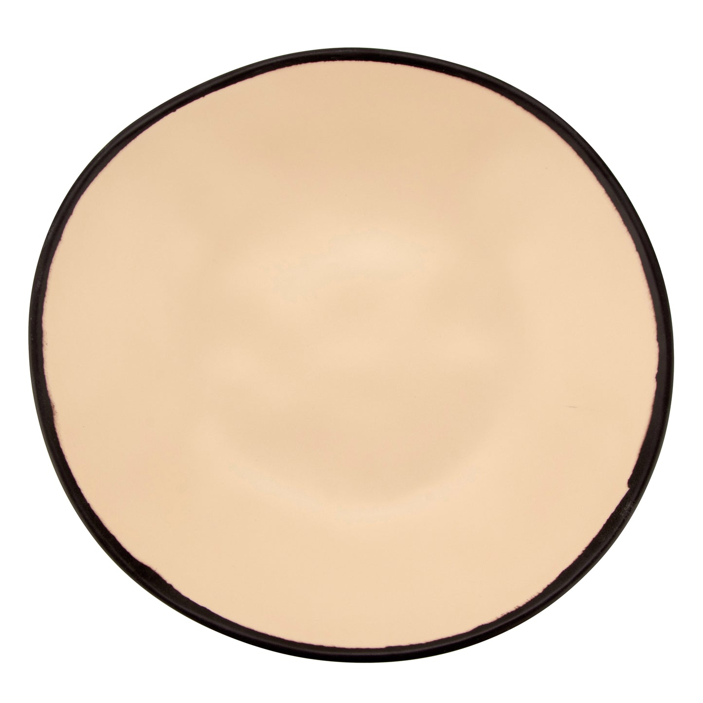 1.3 qt. Manila, Melamine, Large Salad/Pasta Bowl, (1.4 qt. rim-full), 10" Top Dia., 1.75" Deep, G.E.T. Pottery Market Matte (12 Pack)