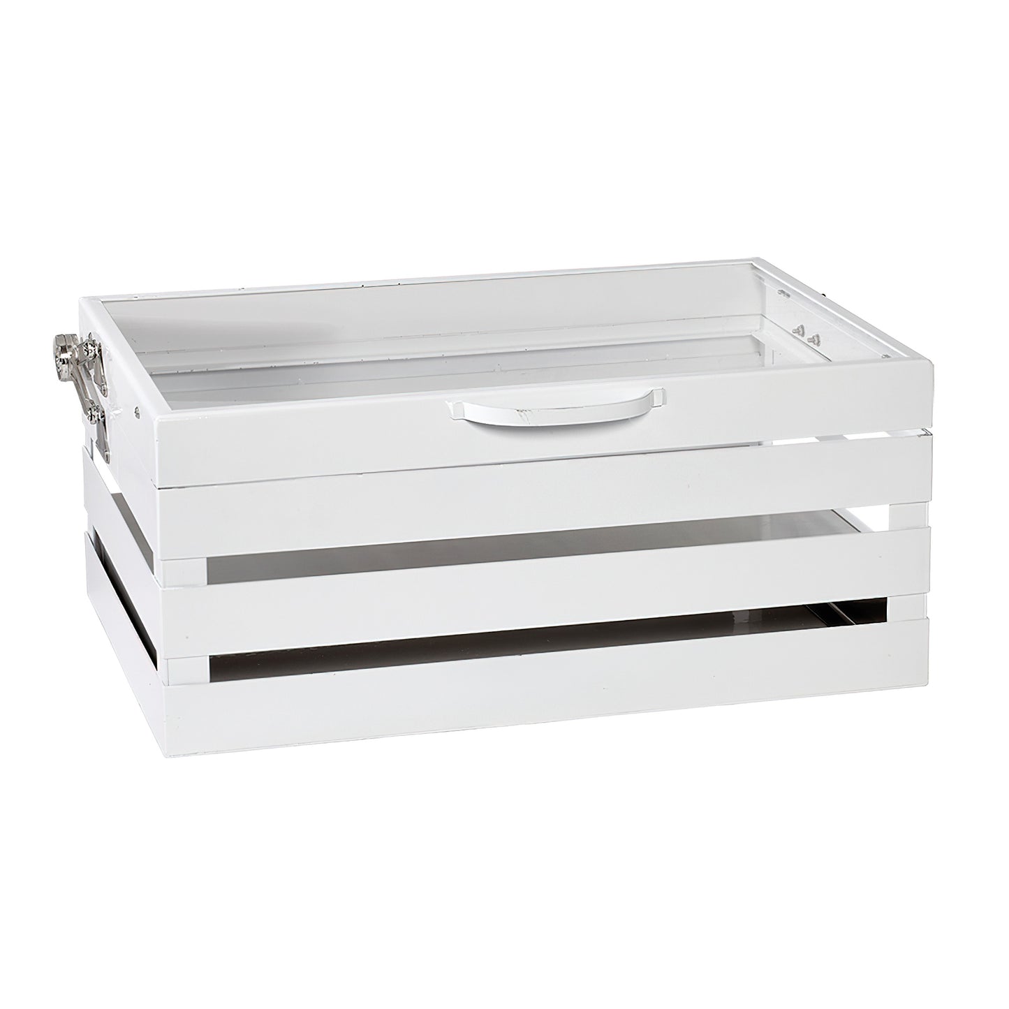 Full Size Metal Crate Chafer with Self-Closing Lid