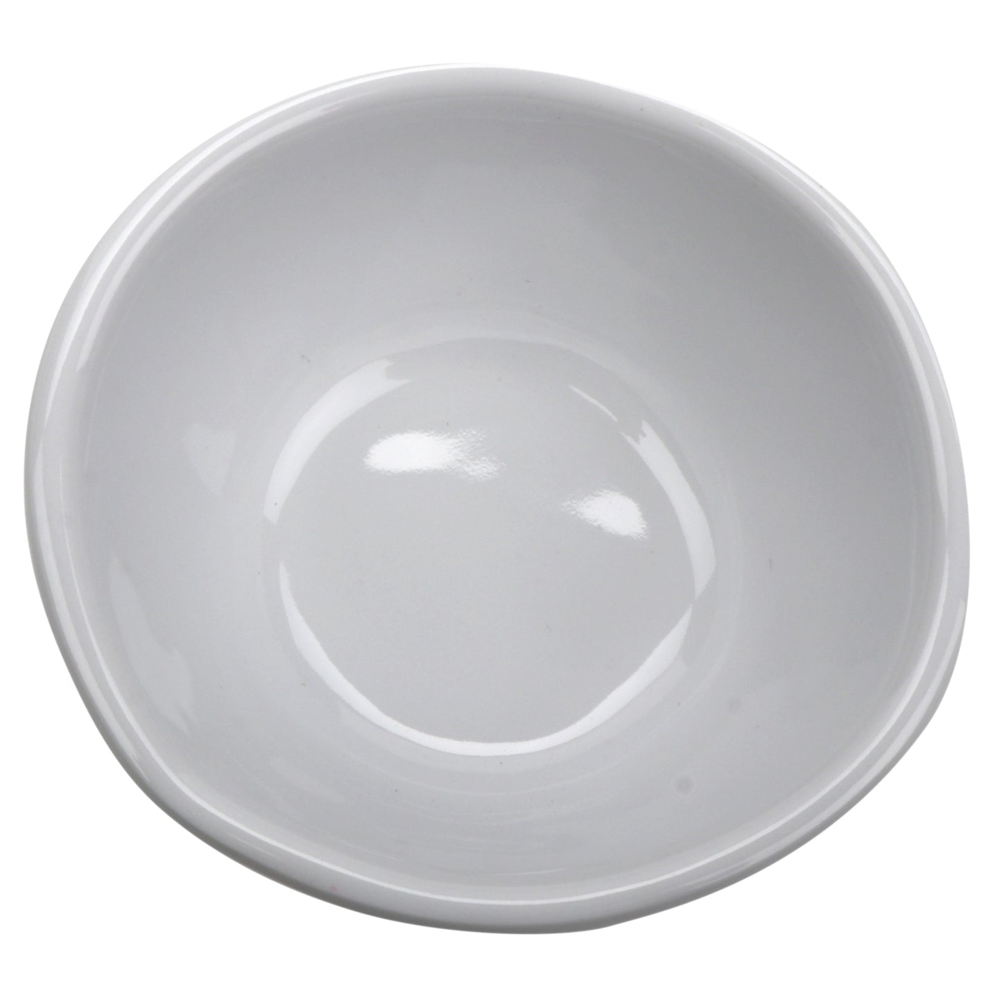 3 oz. Melamine, Ramekin/Small Sauce Cup, (3.3 oz. rim-full), 3.25" Top Dia., 1.625" Tall, G.E.T. Arctic Mill (12 Pack)