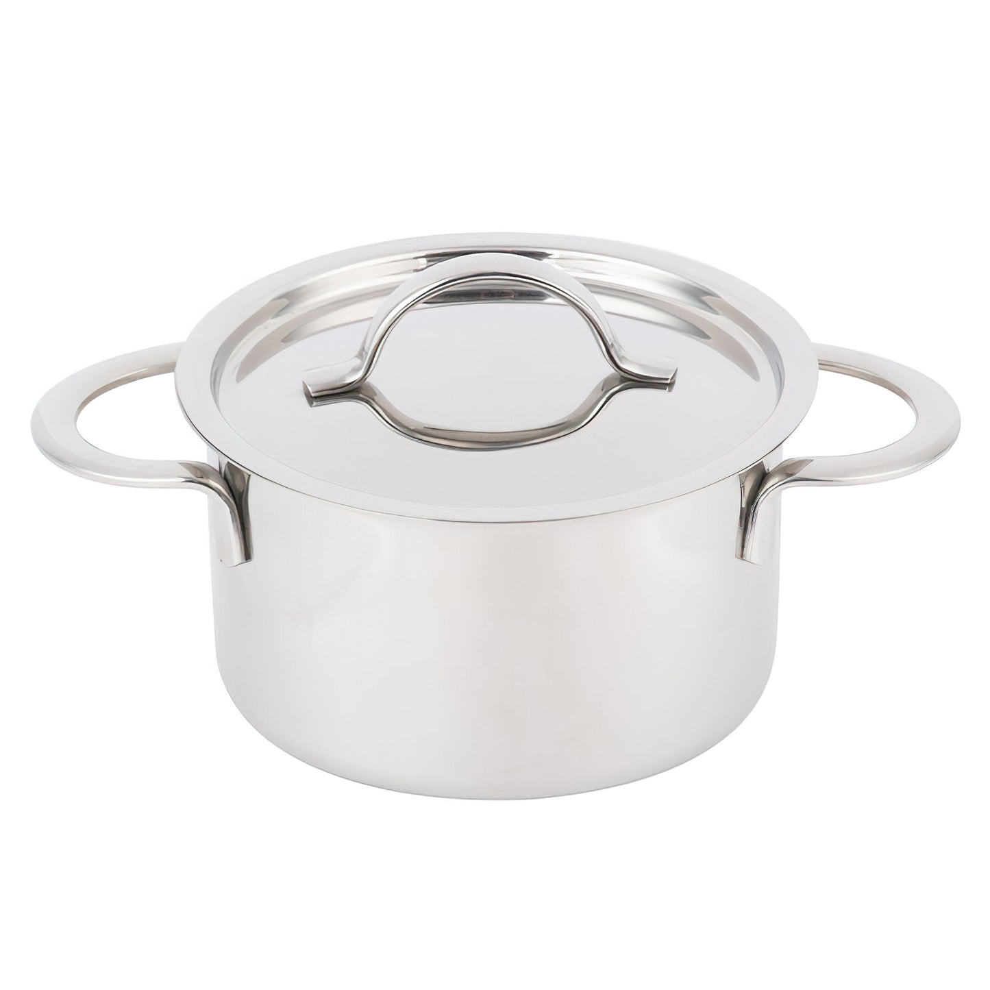 14 oz Stainless Steel Mini Stock Pot with Lid