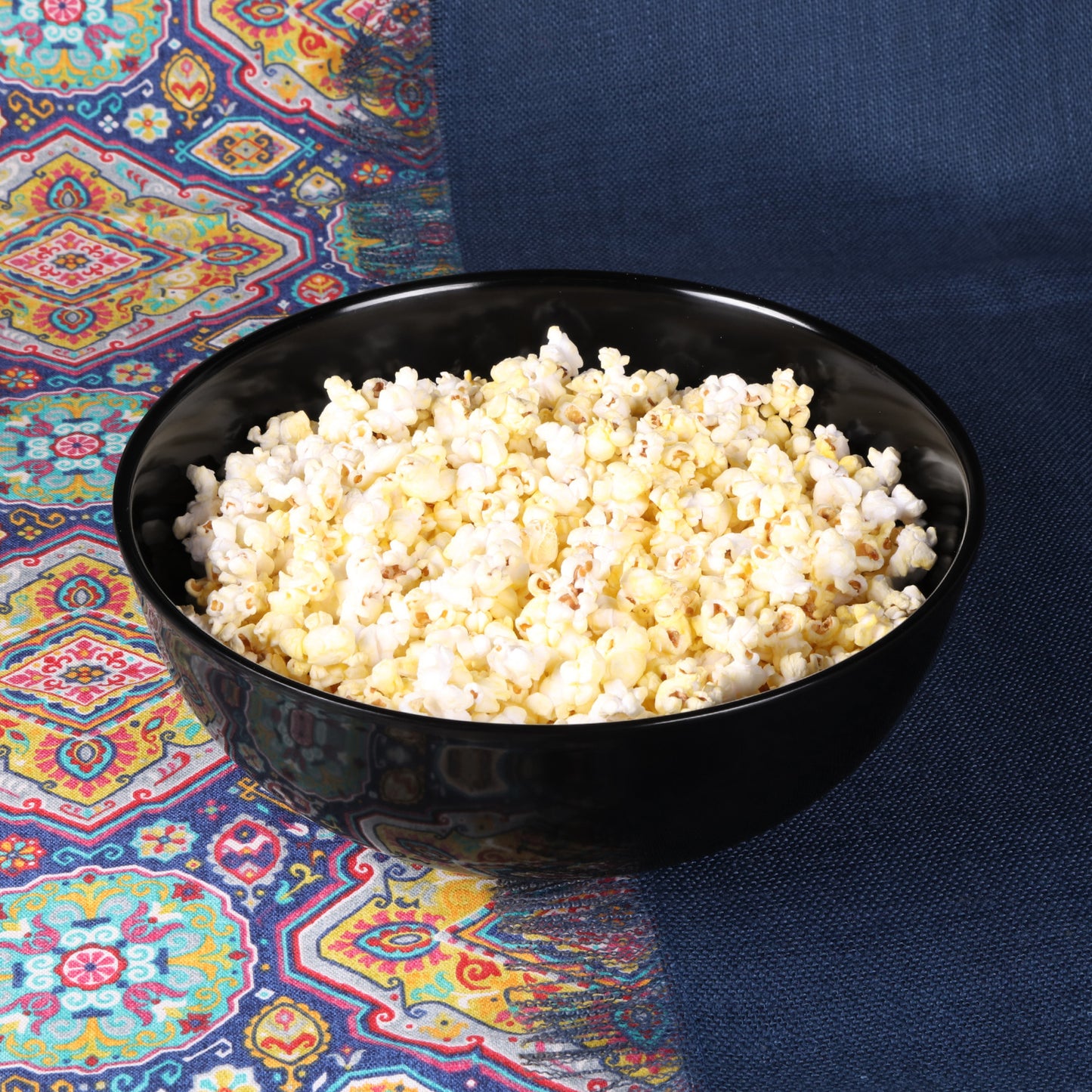 Melamine Round Bowl - Black