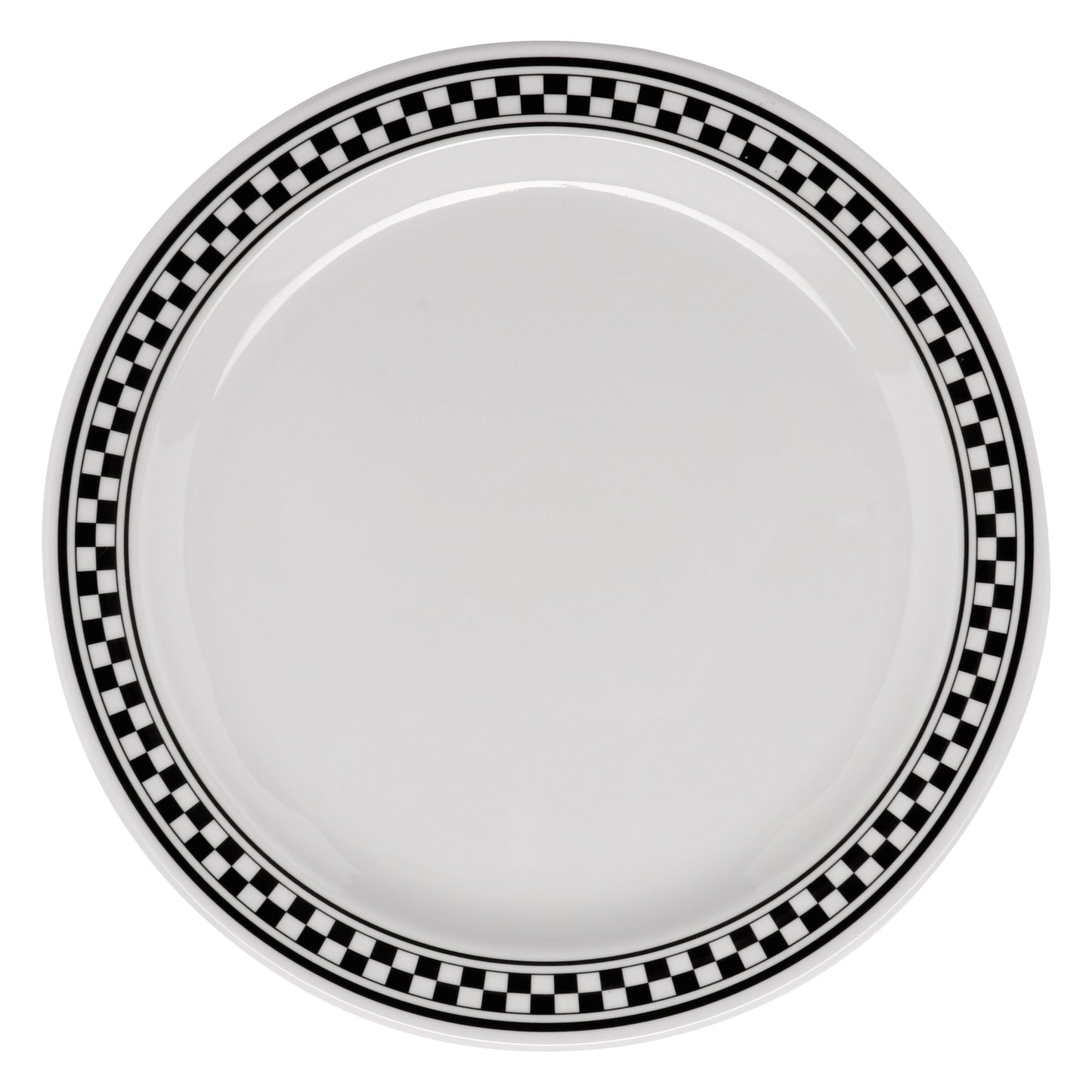 6.5" Wide Rim Plate (12 Pack)