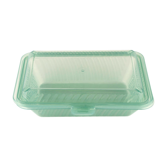 Half Size, Polypropylene, Jade, Food Reusable Container, 9" L x 6.5" W x 2.75" H, G.E.T. Eco-Takeout's (12 Pack)