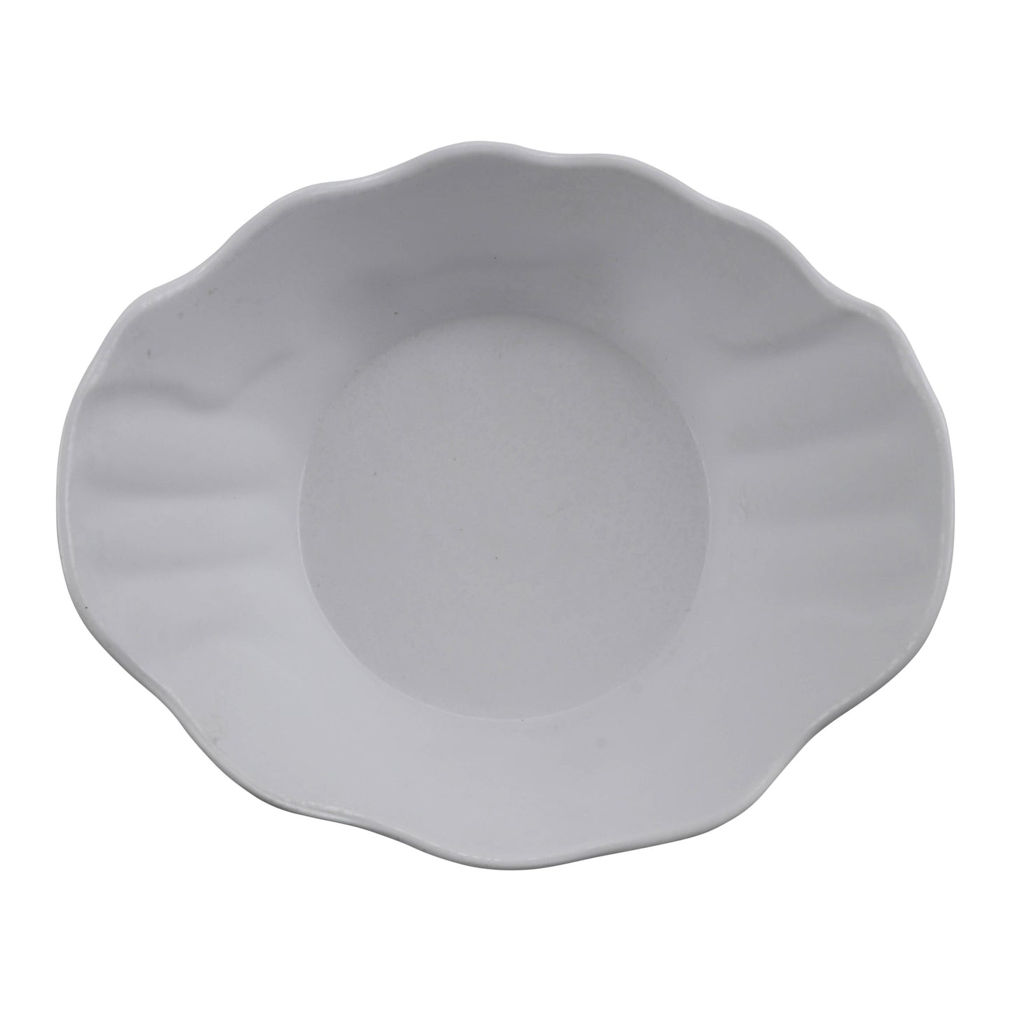 50.75 oz rainex showered white oval melamine bowl, 10"L x 8.5"W x 3"H, GET, cheforward