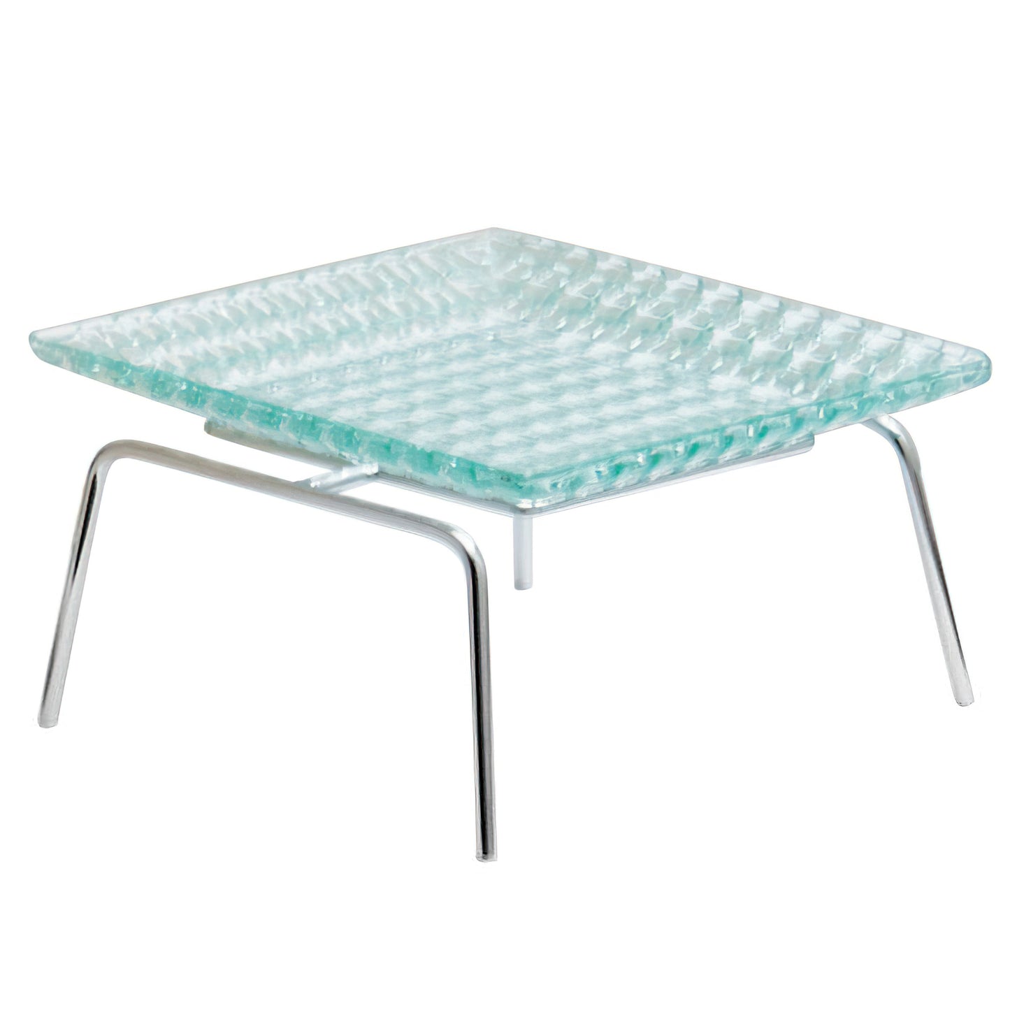12.25" x 12" Chrome 1-Tier Riser, 3" tall (fits BCB-101, GL