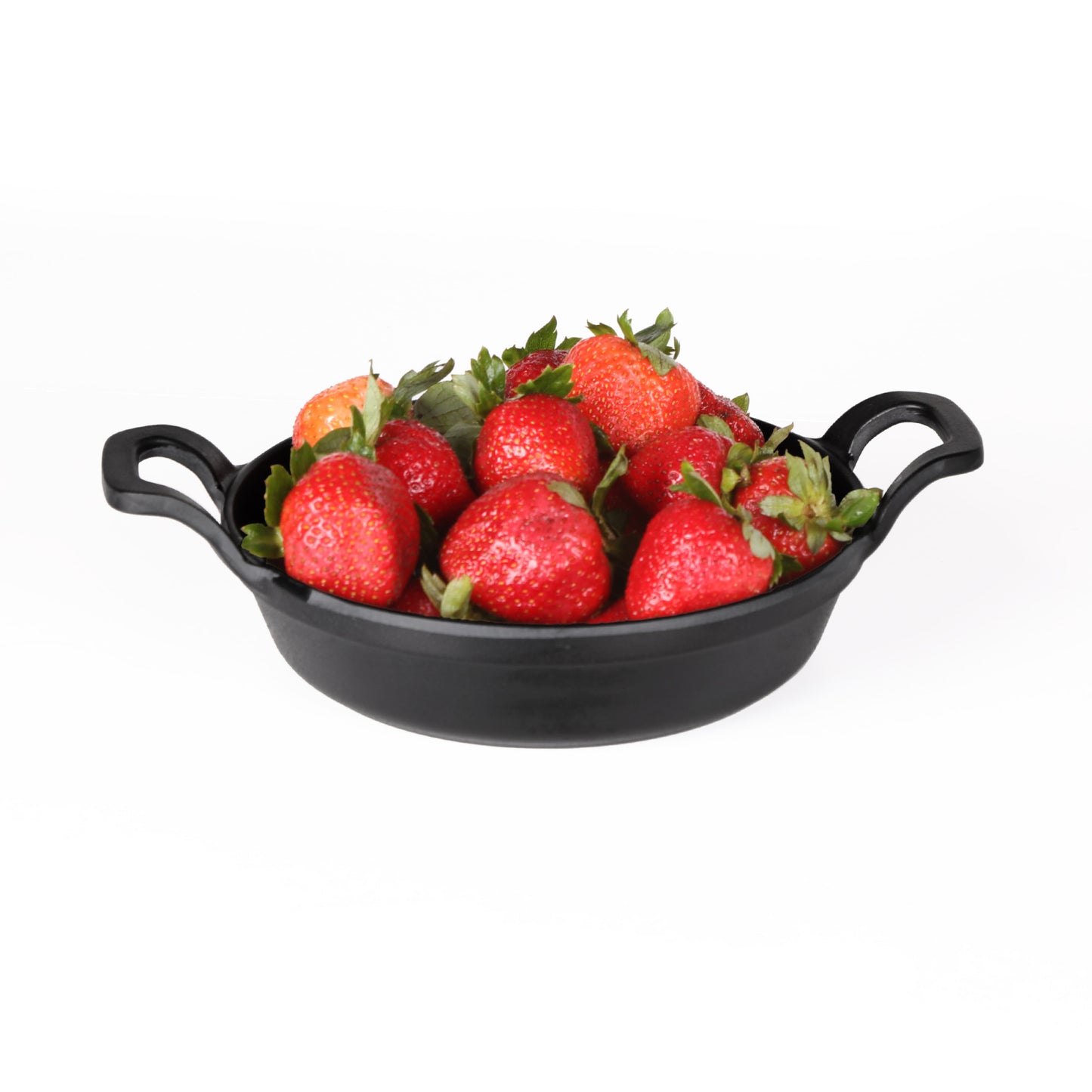 Melamine Faux Cast Iron Fry Pan - Black