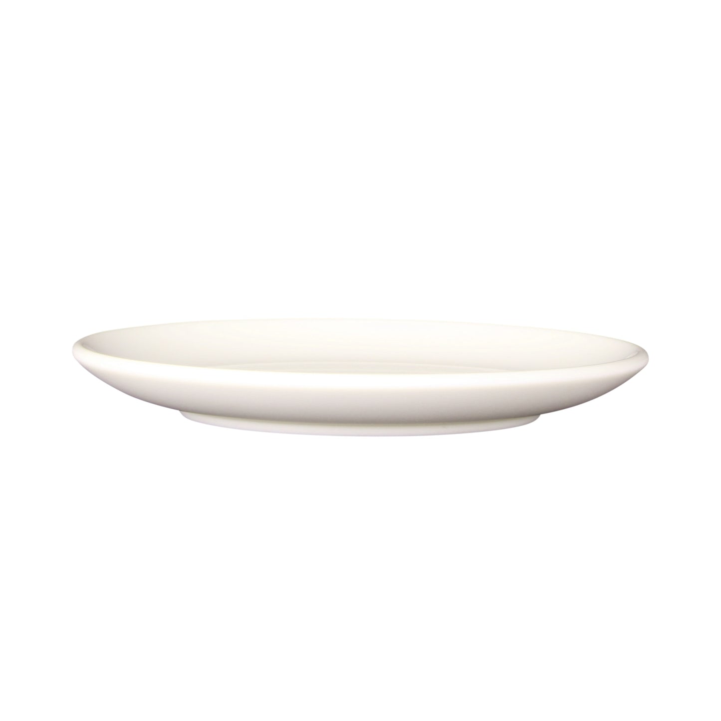 Plate, 7" dia. x 7/8" h., Top Gloss Sand, Bottom Matte Sand