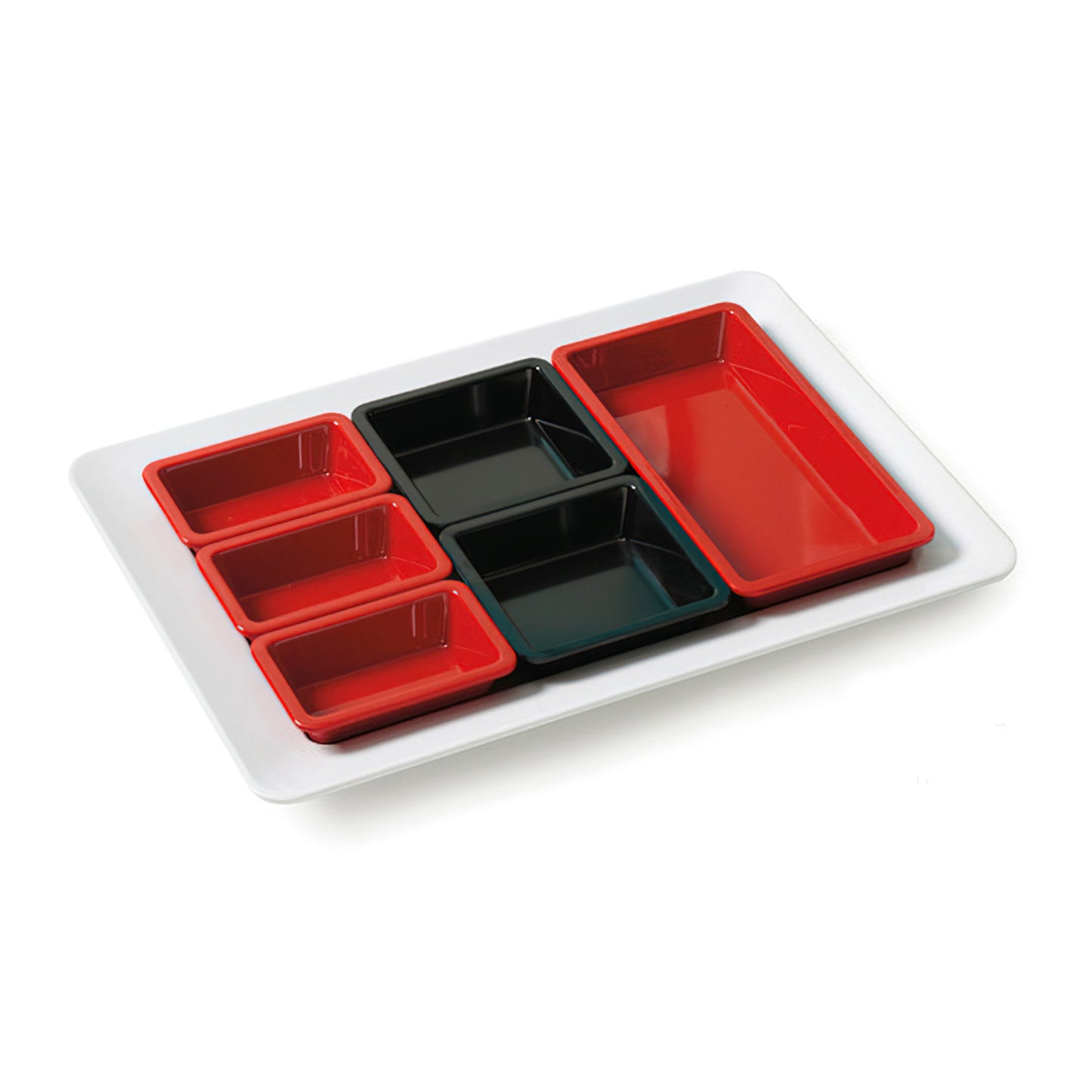 16.5" x 12" Melamine Rectangular Tray - Milano