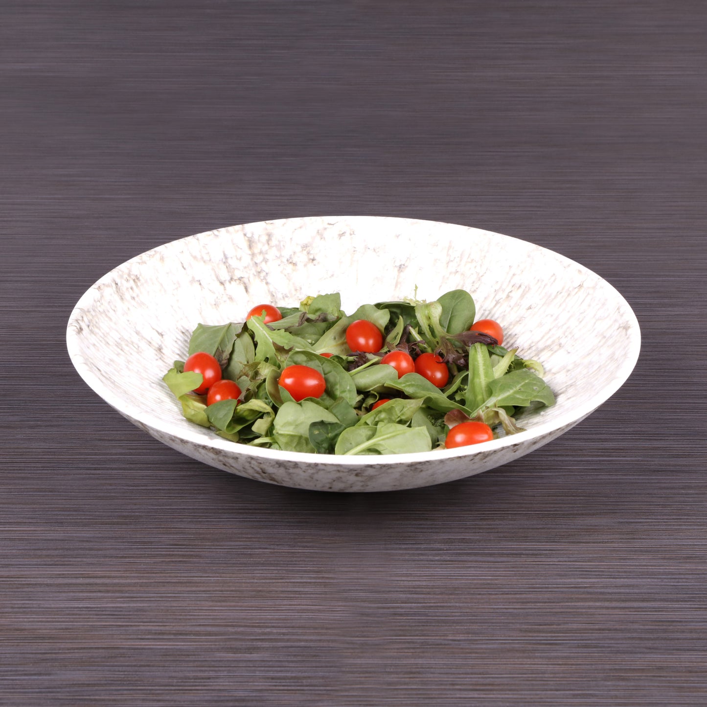 Melamine Round Bowl - Brown Marble