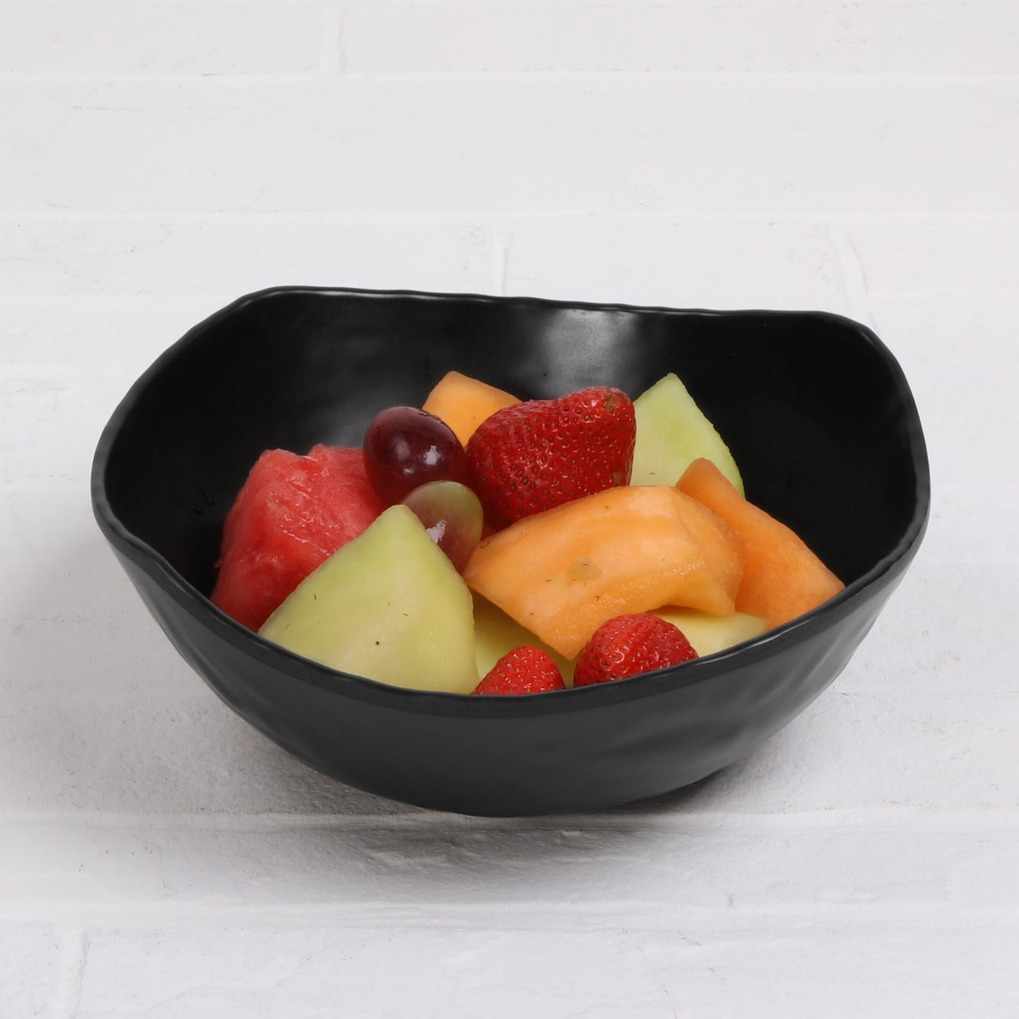 Melamine Squarish Bowl - Black
