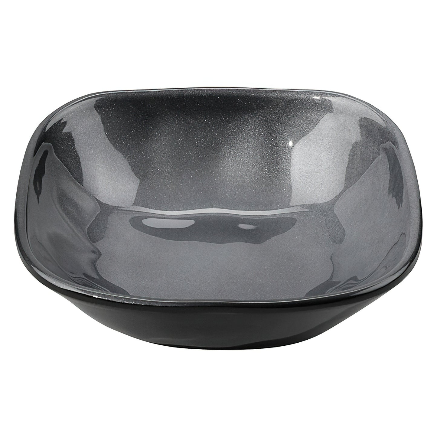 14 oz. Melamine, Square Soup/Salad or Pasta Nappie Bowl, (14.5 oz. rim-full), 6", 1.5" Deep, Stardust, GET. Cosmo (12 Pack)