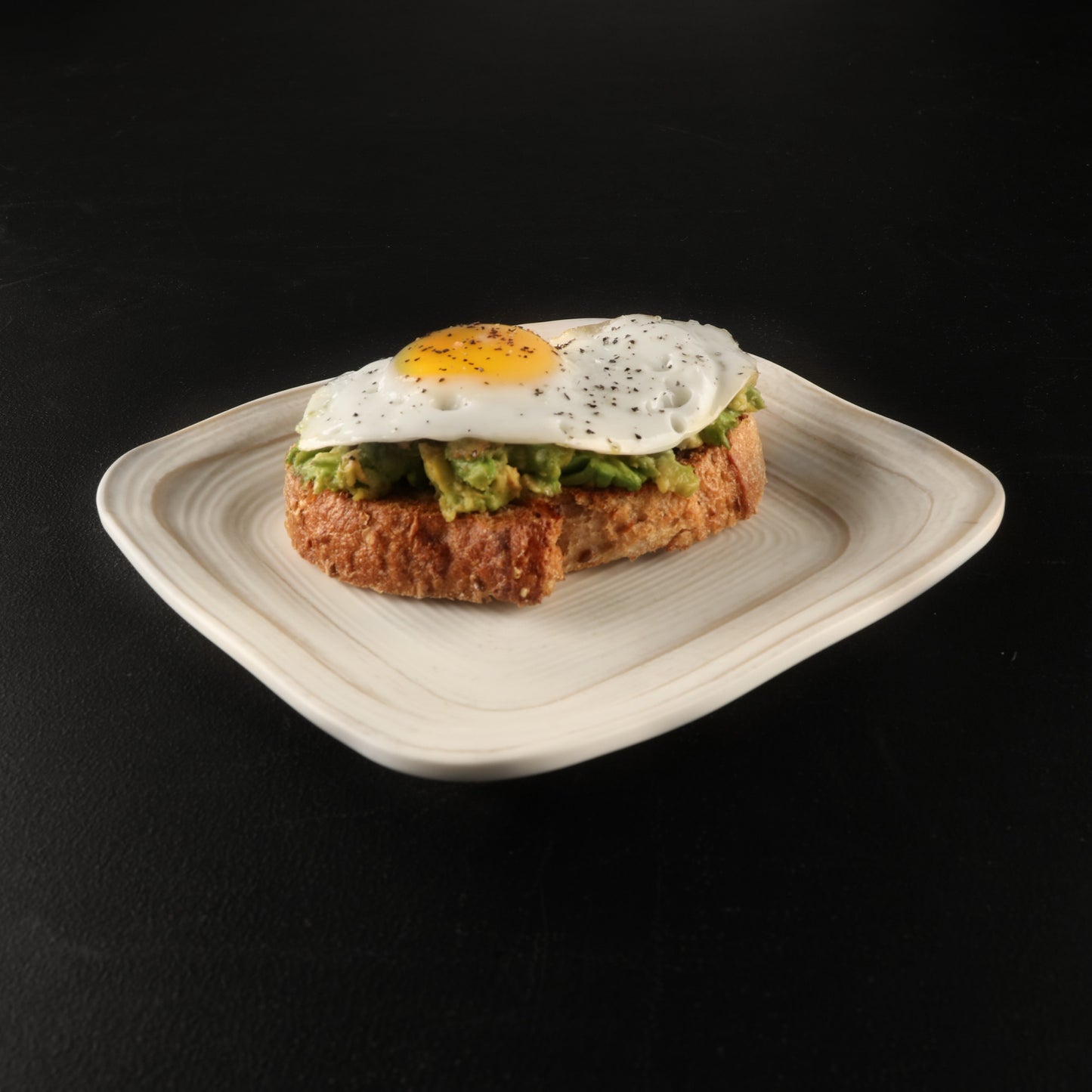Melamine Irregular Square Plate - Off White Design