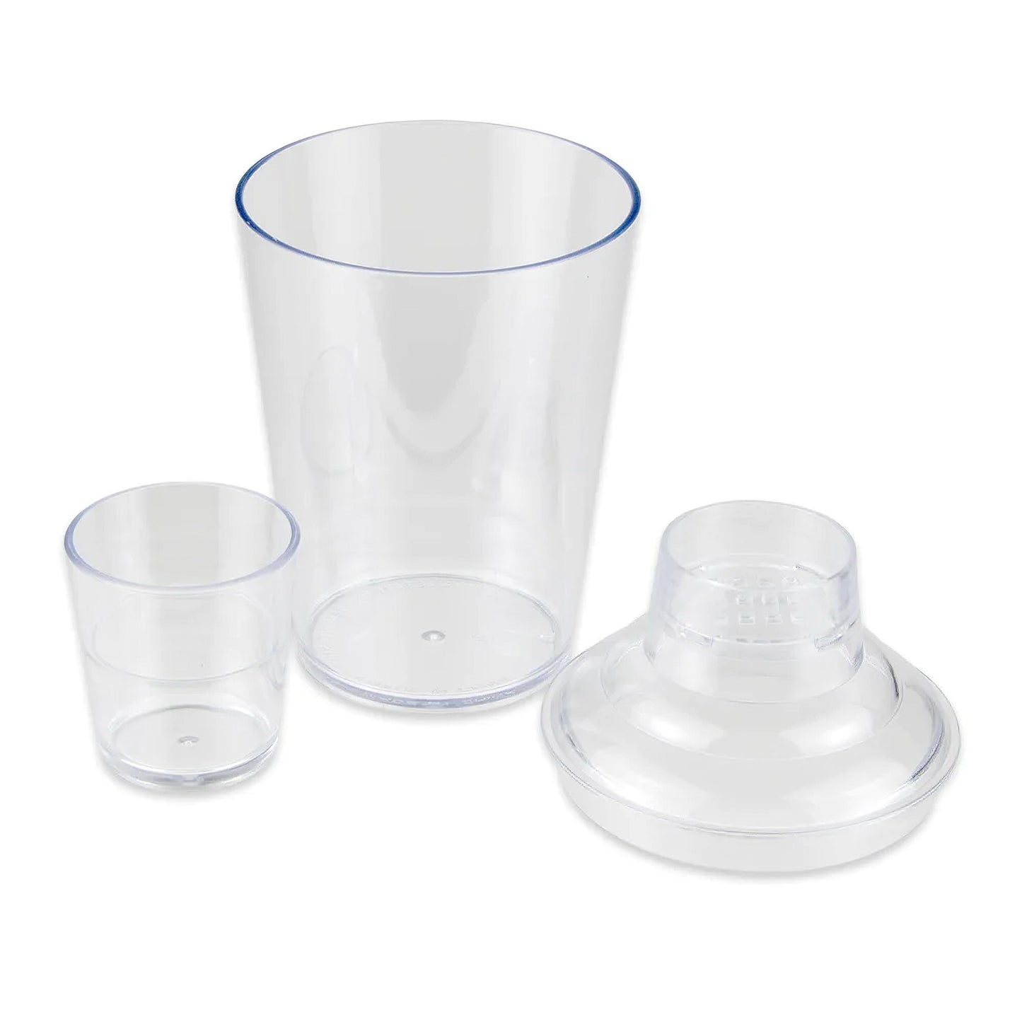 17.5 oz. (19.85 oz. Rim-Full), 3.75" 3 Piece Shaker Set, 8" Tall (Set of 4 ea.)