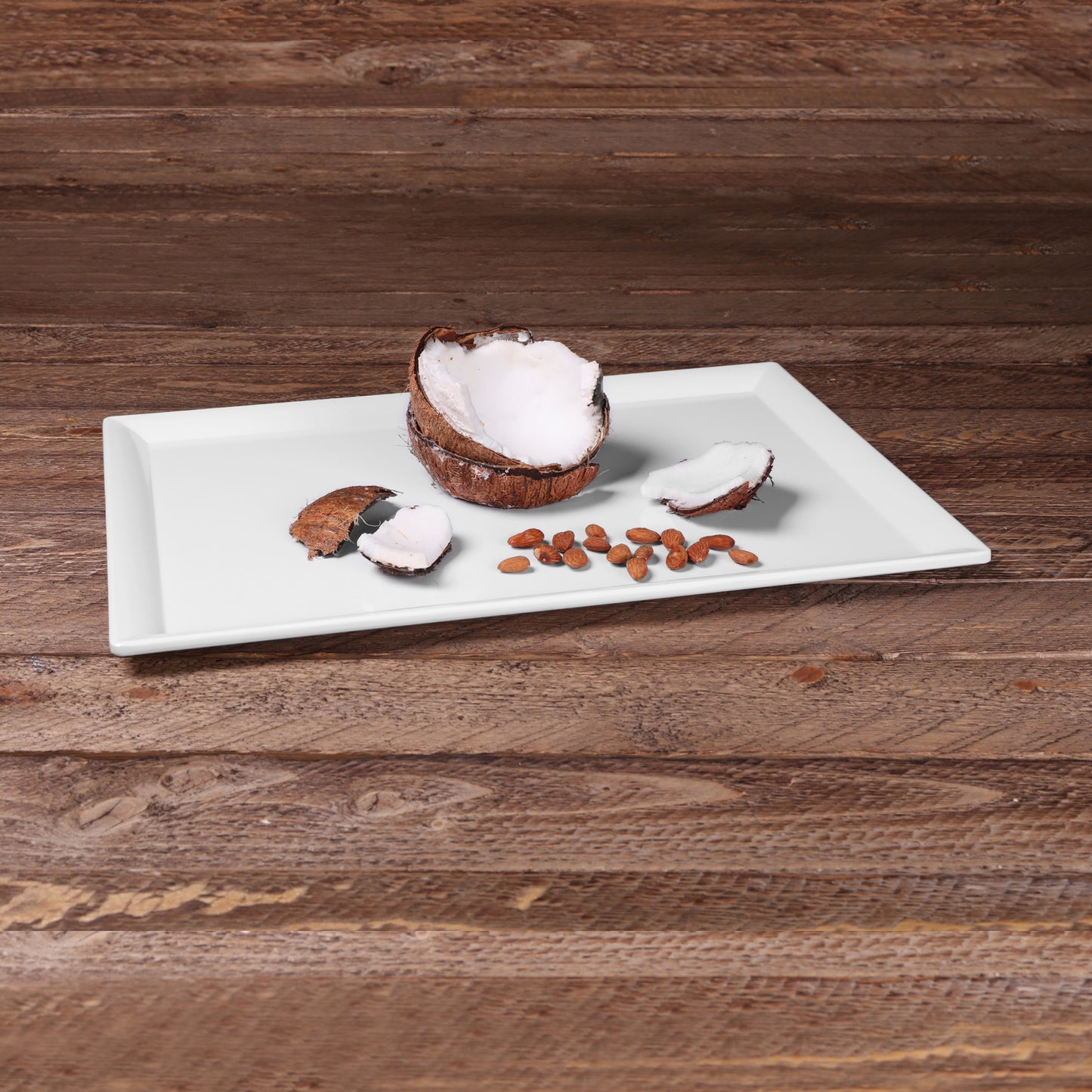 Melamine Rectangular Platter - White