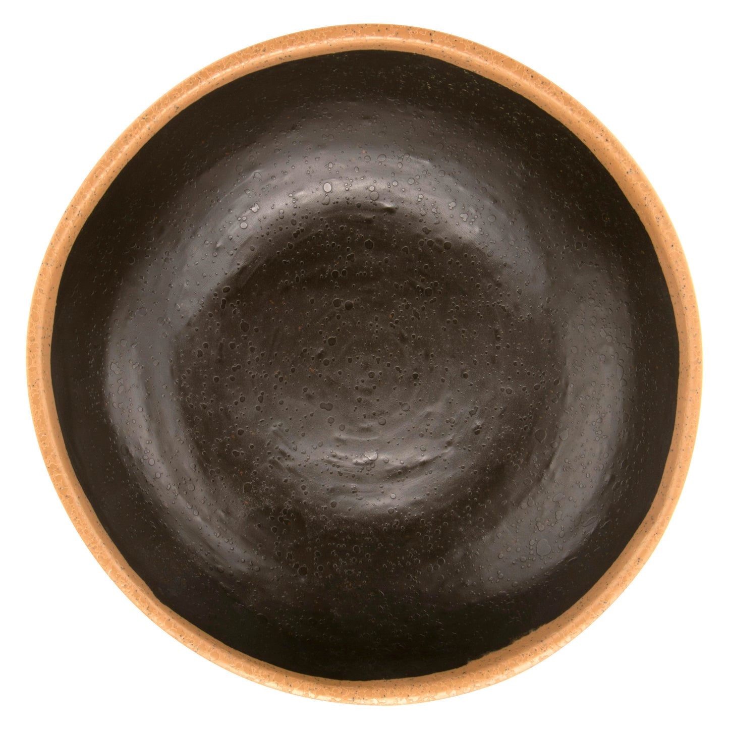 14 oz. Brown, Melamine, Soup, Salad or Pasta Bowl, (18 oz. rim-full), 6.38" Top Dia., 1.69" H, G.E.T. Pottery Market Glazed (12 Pack)