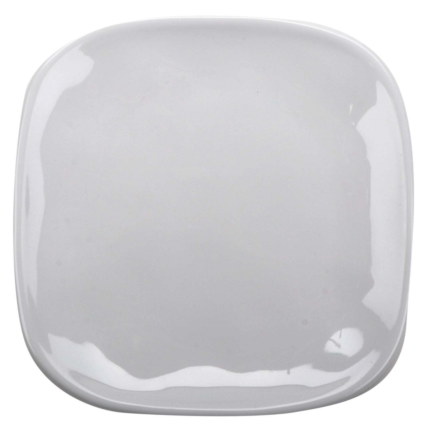 9.5" Melamine, Square Dinner Plate, G.E.T. Arctic Mill (12 Pack)