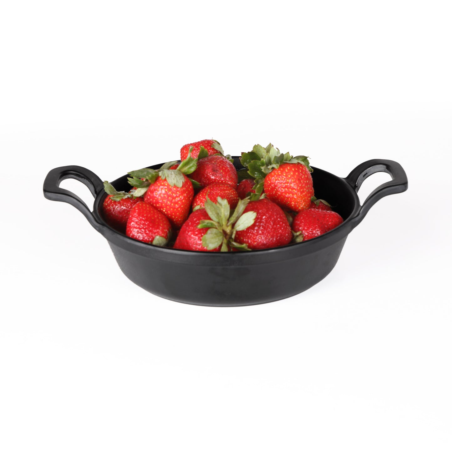 Melamine Faux Cast Iron Fry Pan - Black
