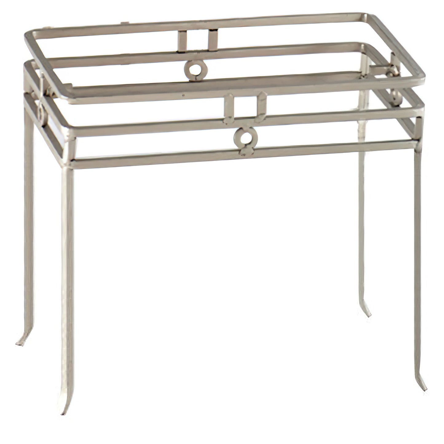 Tall Metal Rectangular Riser