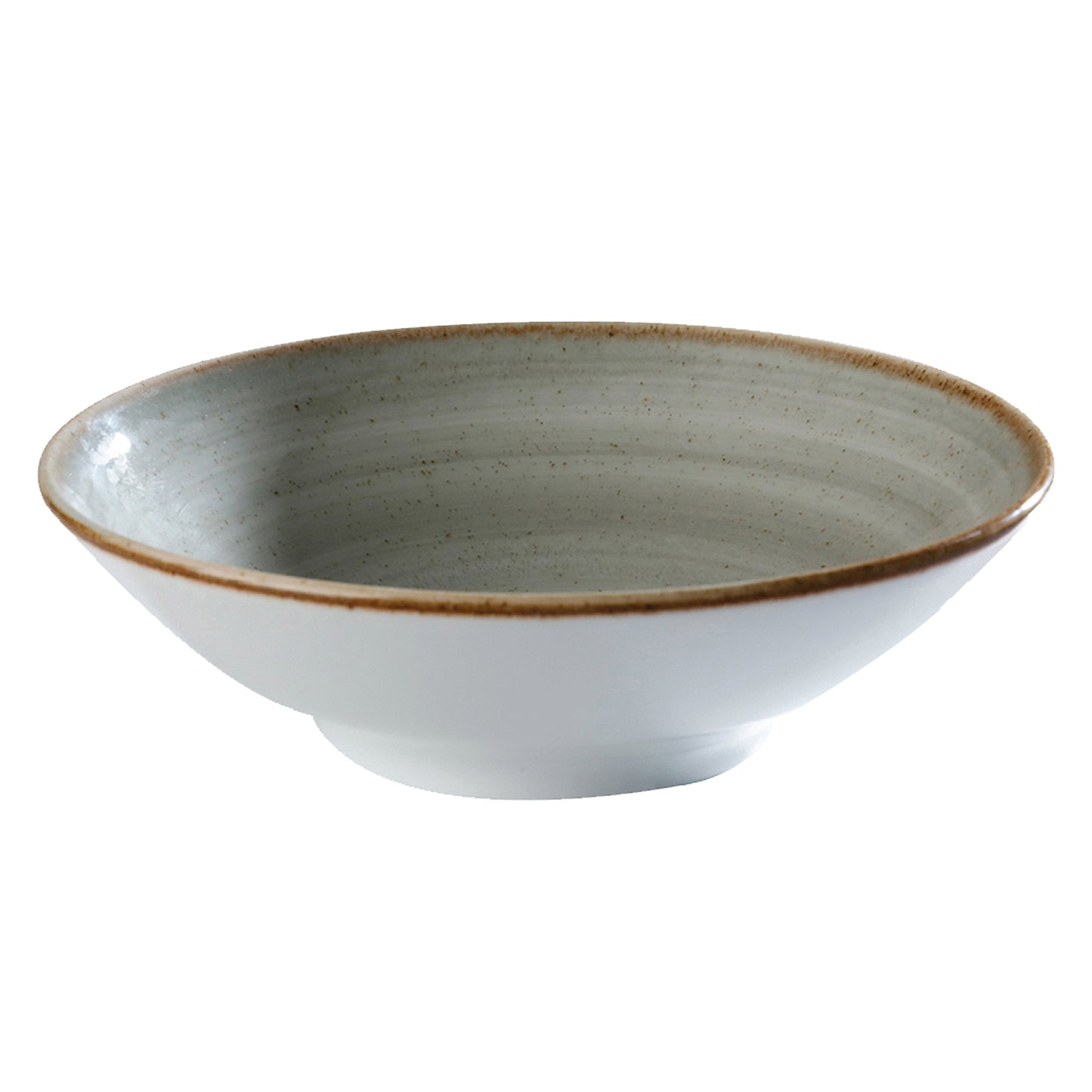 29.7 oz. Gray, Porcelain, Bowl, 8.25" Top Dia., Corona Artisan Gray (12 Pack)