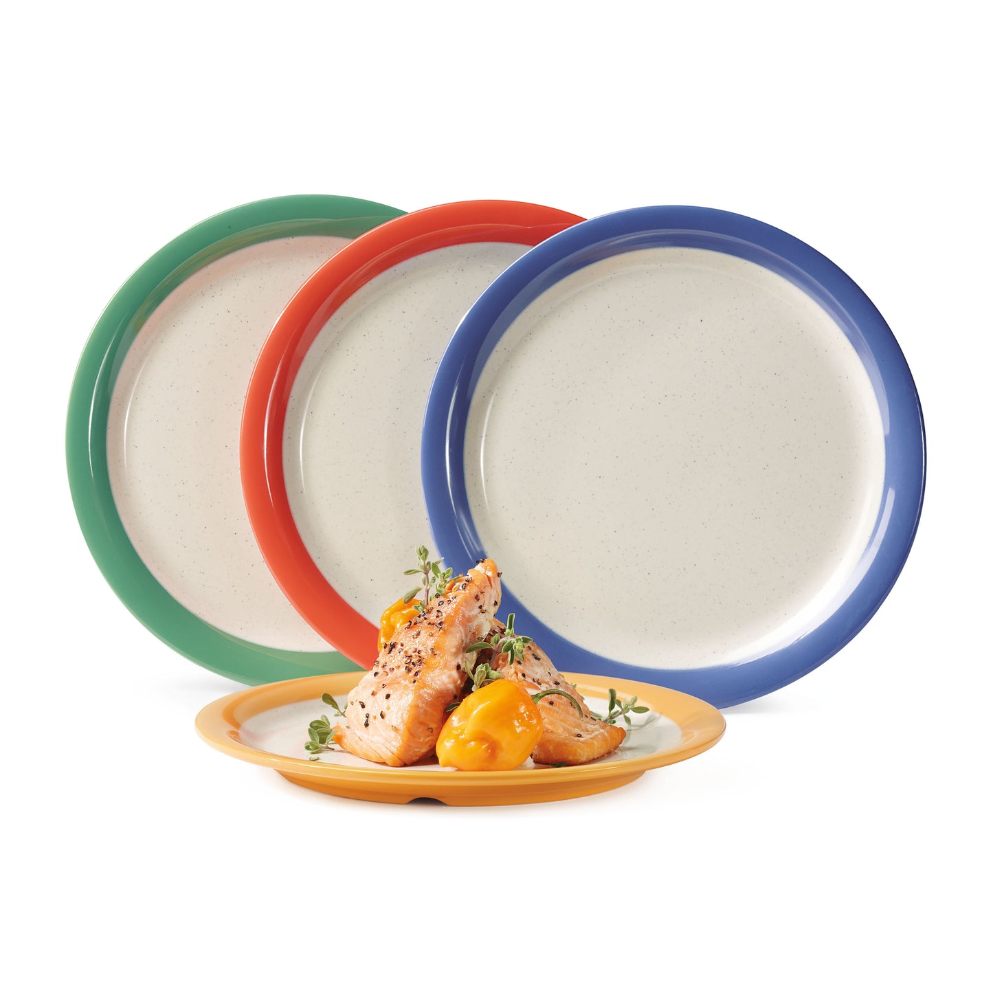 9" Narrow Rim Plate (Set of 4 ea.)